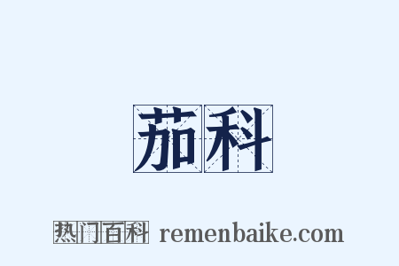 茄科是什么意思的图片